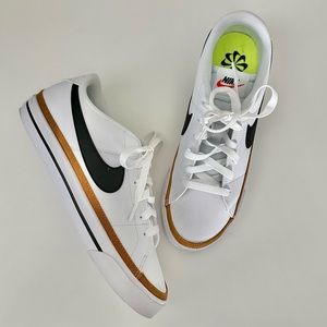 Nike Women’s Court Legacy Leather Sneakers in White